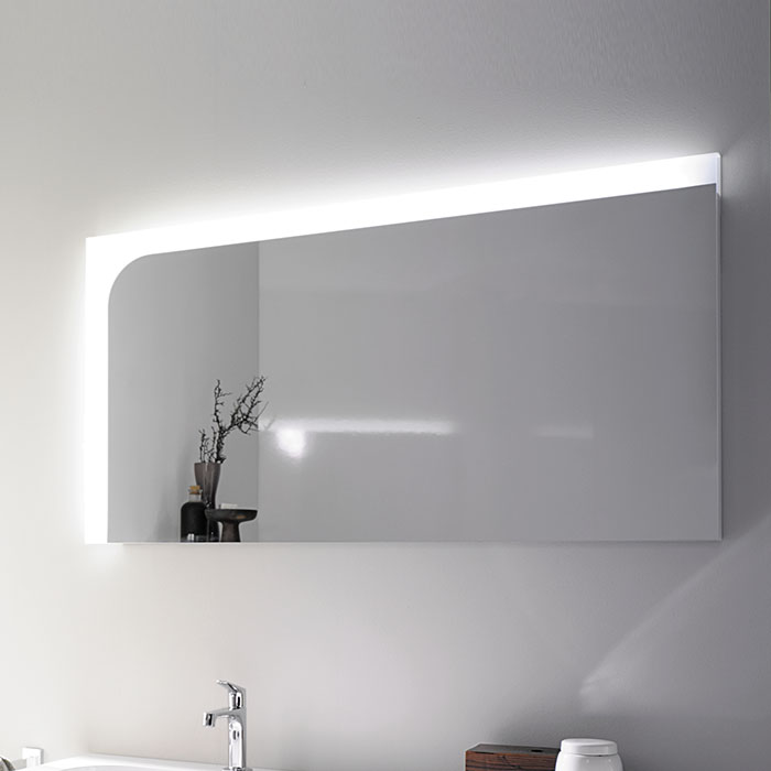 Дзеркало Burgbad Sinea 1.0 1200х640х36 мм з LED підсвічуванням, білий (SICL120 L) - Фото 1
